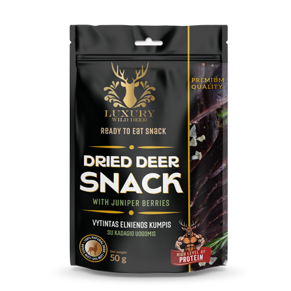 Air-Dried Venison with Juniper Berries