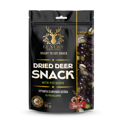Air-Dried Venison Sausage with Pistachios