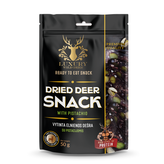 Air-Dried Venison Sausage with Pistachios