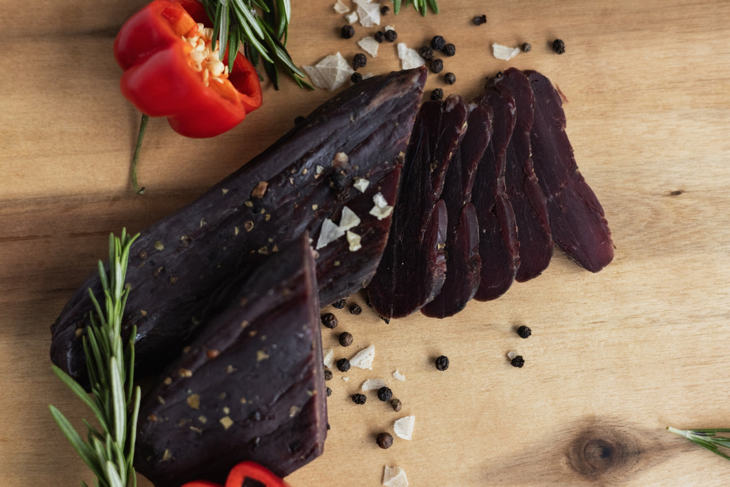 Air-Dried Venison with Juniper Berries